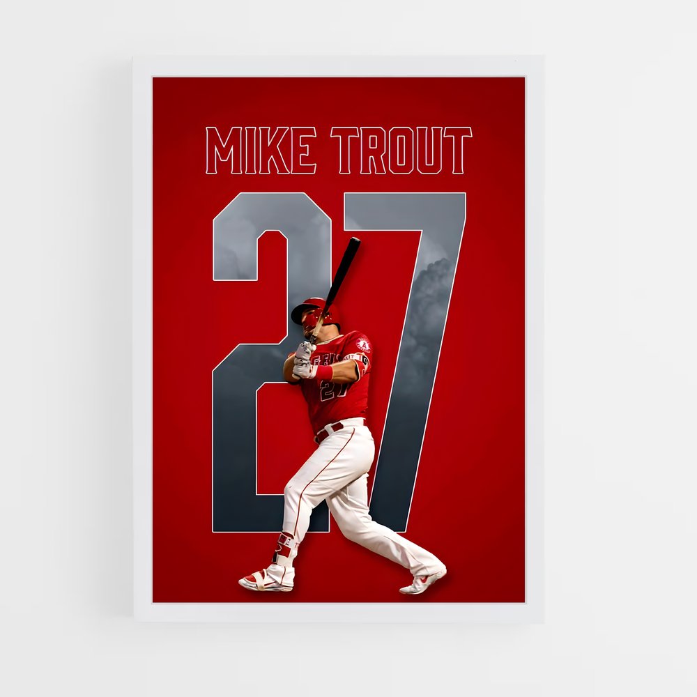 Poster Le Phénomène Trout – affiche Baseball (vue 3)